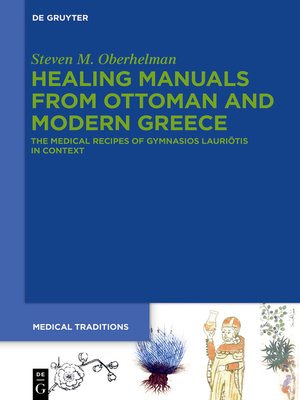 cover image of Healing Manuals from Ottoman and Modern Greece